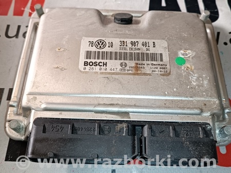 Блок управления двигателем для Volkswagen Passat B5 (08.1996-02.2005) Львов 3B1907401B, 0281010447