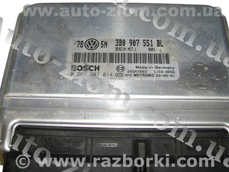 Блок управления двигателем для Volkswagen Passat B5 (08.1996-02.2005) Львов 3B0907551BL, 0261207014