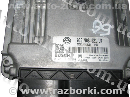 Блок управления двигателем для Volkswagen Passat B6 (03.2005-12.2010) Львов 03G906021LR, 0281013260