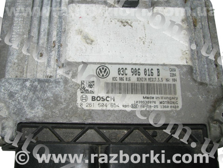 Блок управления двигателем для Volkswagen Scirocco Mk3 (07.2008-11.2015) Львов 03C906016B, 0261S04654