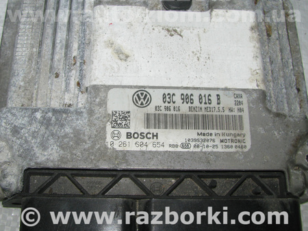 Блок управления двигателем для Volkswagen Scirocco Mk3 (07.2008-11.2015) Львов 03C906016B, 0261S04654