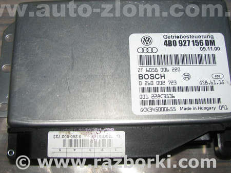 Блок управления АКПП для Audi (Ауди) A6 C5 (02.1997-02.2005) Львов 4B0927156DM, 0260002723