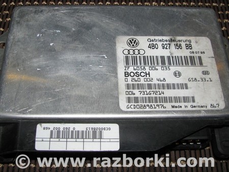 Блок управления АКПП для Audi (Ауди) A6 C5 (02.1997-02.2005) Львов 4B0927156BB, 0260002468