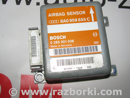 Блок управления AIRBAG для Audi (Ауди) A4 B5 - 8D2, 8D5 (11.1994-10.2000) Львов 8A0959655C, 0285001038