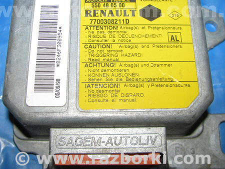 Блок управления AIRBAG для Renault Kangoo Львов 7700308211D, 550480500