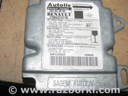 Блок управления AIRBAG для Renault Scenic Львов 7700437471B, 550803800