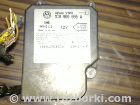 Блок управления AIRBAG для Volkswagen Golf IV Mk4 (08.1997-06.2006) Львов 1C0909605A, 5WK43122