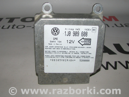 Блок управления AIRBAG для Volkswagen Golf IV Mk4 (08.1997-06.2006) Львов 1J0909608, 5WK4154