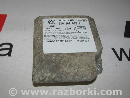 Блок управления AIRBAG для Volkswagen Golf IV Mk4 (08.1997-06.2006) Львов 6Q0909605A, 5WK42867