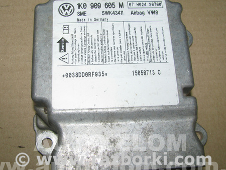Блок управления AIRBAG для Volkswagen Golf V Mk5 (10.2003-05.2009) Львов 1K0909605M, 5WK43411