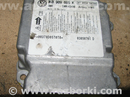 Блок управления AIRBAG для Volkswagen Golf V Mk5 (10.2003-05.2009) Львов 1K0909605K, 5WK43410