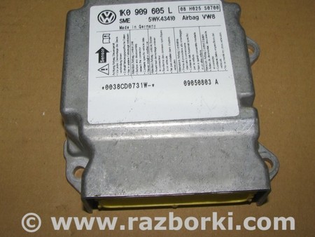 Блок управления AIRBAG для Volkswagen Golf V Mk5 (10.2003-05.2009) Львов 1K0909605L, 5WK43410