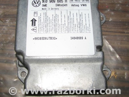 Блок управления AIRBAG для Volkswagen Golf V Mk5 (10.2003-05.2009) Львов 1K0909605H, 5WK43411