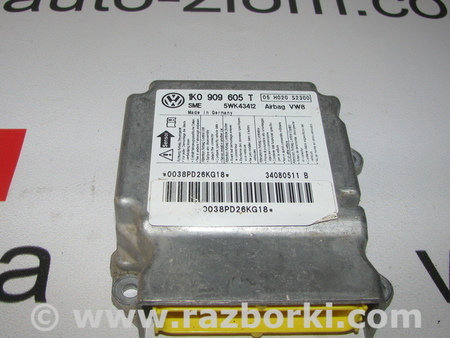 Блок управления AIRBAG для Volkswagen Golf V Mk5 (10.2003-05.2009) Львов 1K0909605T, 5WK43412