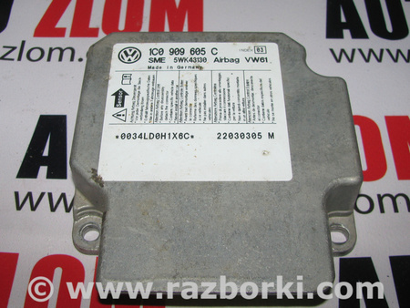 Блок управления AIRBAG для Volkswagen Passat B5 (08.1996-02.2005) Львов 1C0909605C, 5WK43130