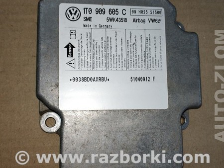 Блок управления AIRBAG для Volkswagen Touran (01.2003-10.2015) Львов 1T0909605C, 5WK43518