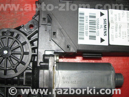 Мотор стеклоподъемника для Audi (Ауди) A4 B6 - 8E5, 8EC (11.2000-11.2004) Львов 8E0959801A, 5WK47009BBF