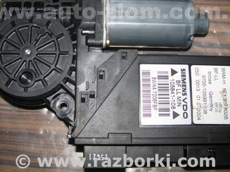Мотор стеклоподъемника для Audi (Ауди) A4 B6 - 8E5, 8EC (11.2000-11.2004) Львов 8E1959802B, 5WK47006FBF