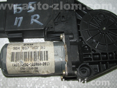 Мотор стеклоподъемника для Volkswagen Passat B5 (08.1996-02.2005) Львов 3B4837752BS, 101434-200