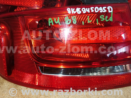 Фонарь задний левый для Audi (Ауди) A4 B8 - 8K2, 8K5 (08.2007-11.2015) Львов 8K5945095D