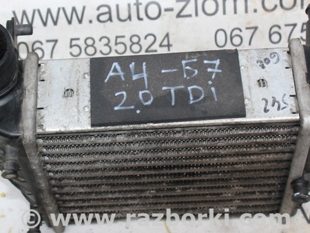 Радиатор интеркулера для Audi (Ауди) A4 B7 - 8K2, 8ED, 8H7/8HE (11.2004-03.2009) Львов 8E0145806Q