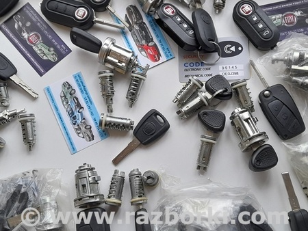 Комплект цилиндров (личинок) и ключ для Fiat Doblo Киев 71729482