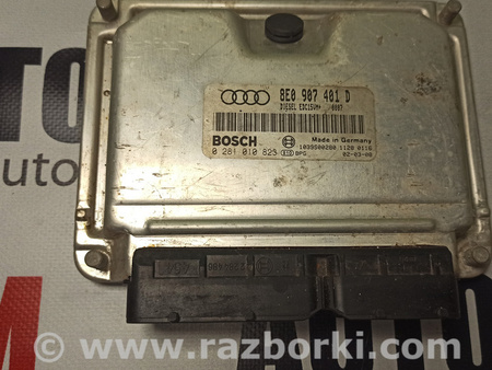 Блок управления двигателем для Audi (Ауди) A4 B6 - 8E5, 8EC (11.2000-11.2004) Львов 8E0907401D, 0281010823