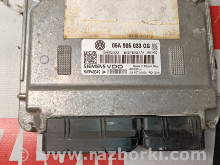 Блок управления двигателем для Volkswagen Golf V Mk5 (10.2003-05.2009) Львов 06A906033GG, 5WP40349