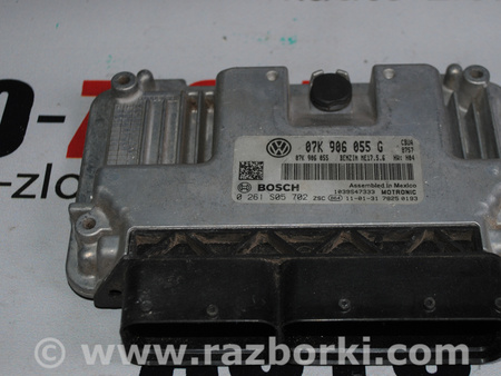 Блок управления двигателем для Volkswagen Jetta 6 NF (06.2010 - 04.2019) Львов 07K906055G, 0261S05702