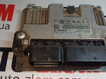 Блок управления двигателем для Volkswagen Passat B7 (09.2010-06.2015) Львов 07K906055CR, 0261S07862