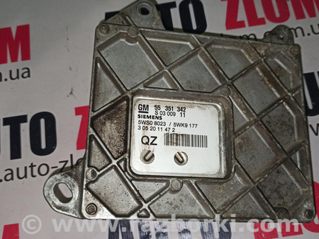 Блок управления двигателем для Opel Vectra C (2002-2008) Львов 55351342, 5WK9177