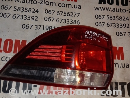 Фонарь задний левый для Volkswagen Golf VI Mk6 (10.2008-03.2016) Львов 1K9945095G