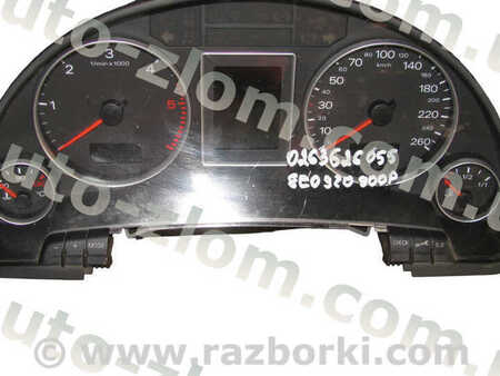 Панель приборов для Audi (Ауди) A4 B6 - 8E5, 8EC (11.2000-11.2004) Львов 8E0920900P, 0263626055