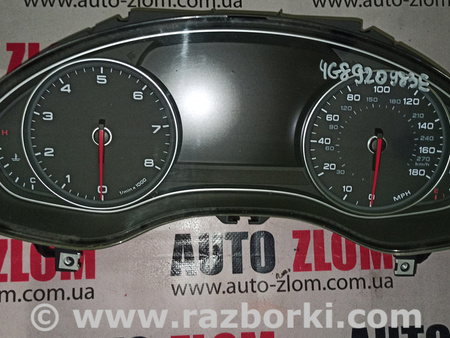 Панель приборов для Audi (Ауди) A6 C7 (11.2010-10.2018) Львов 4G8920983E, 0263672158 