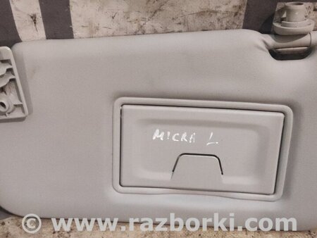 Козырек солнцезащитный левый для Nissan Micra K12 (2002-2010) Киев 96401BC55A