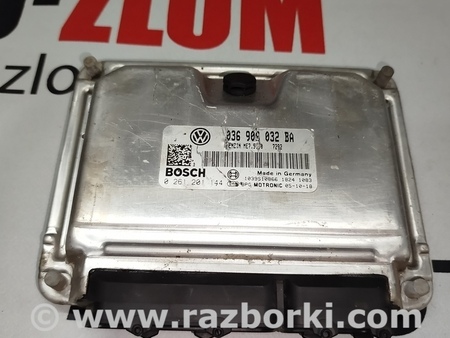 Блок управления двигателем для Volkswagen Golf V Mk5 (10.2003-05.2009) Львов 036906032BA, 0261201144