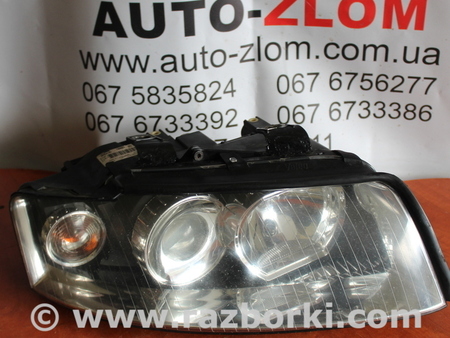 Фара XENON для Audi (Ауди) A4 B6 - 8E5, 8EC (11.2000-11.2004) Львов 8E0941004S