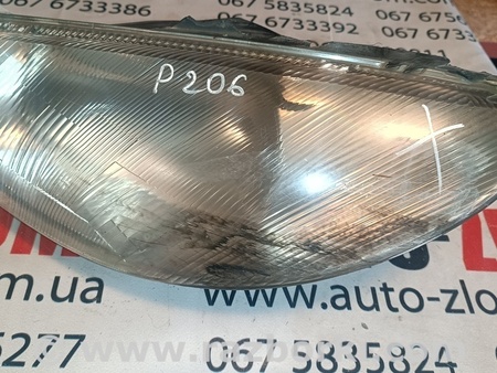 Фара передняя левая для Peugeot 206 Львов 9640559580