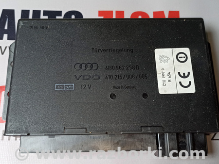 Блок комфорта для Audi (Ауди) A6 C5 (02.1997-02.2005) Львов 4B0962258D, 410.215/006/005