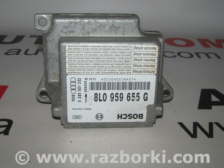 Блок управления AIRBAG для Audi (Ауди) A3 8L (09.1996-07.2003) Львов 8L0959655G, 0285001352