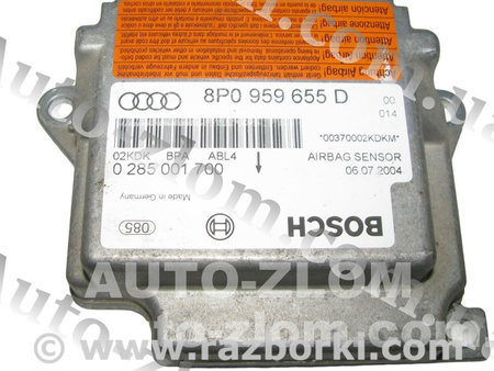 Блок управления AIRBAG для Audi (Ауди) A3 8P1, 8PA, 8P7 (03.2003-12.2013) Львов 8P0959655D, 0285001700