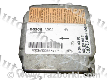 Блок управления AIRBAG для Audi (Ауди) A4 B5 - 8D2, 8D5 (11.1994-10.2000) Львов 8D0959655C, 0285001176