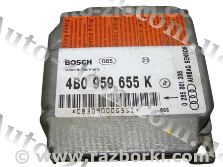 Блок управления AIRBAG для Audi (Ауди) A6 C5 (02.1997-02.2005) Львов 4B0959655K, 0285001306