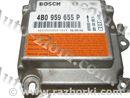 Блок управления AIRBAG для Audi (Ауди) A6 C5 (02.1997-02.2005) Львов 4B0959655P, 0285001485