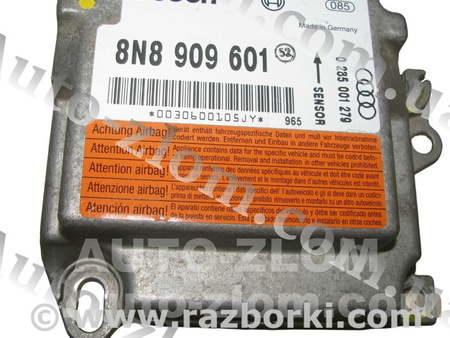 Блок управления AIRBAG для Audi (Ауди) TT 8N (10.1998-08.2006) Львов 8N8909601, 0285001279
