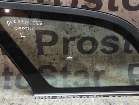 Стекло боковое глухое заднее левое для Toyota Avensis T250 (02.2003-10.2009) Киев 6272005100