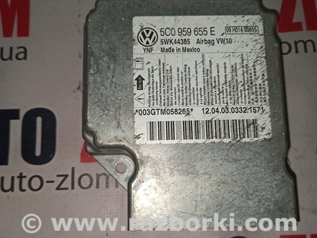 Блок управления AIRBAG для Volkswagen Jetta 6 NF (06.2010 - 04.2019) Львов 5C0959655E, 5WK44385