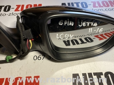 Зеркало правое для Volkswagen Jetta 6 NF (06.2010 - 04.2019) Львов 6pin