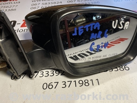 Зеркало правое для Volkswagen Jetta USA (10-17) Львов 6pin