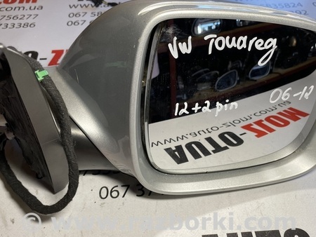 Зеркало правое для Volkswagen Touareg  (10-17) Львов 12+2pin